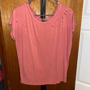 express distressed tee